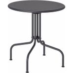 IKEA Yuvarlak Balkon-Bahçe Masası Gri, Meridyendukkan 70 cm Lackö Masa 2-4 Kişilik Metal
