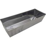Iki Adet Paslanmaz Çelik Fırın Ekmek ve Tost Tavası 11X30CM - Seçenek 1 - Ahşap