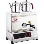 Iki Demlikli Çay Kazanı 25LIK Çelik Çay Kazanı