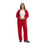 İKİ İPLİK FERMUARLI KANGURU CEPLİ TAKIM M-6XL BÜYÜK BEDEN-Kırmızı-4XL