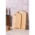 Iki Parça Bambu Kesme Tahtası Seti 28/33 Cm, Sağlıklı ve Dayanıklı - Ahşap - Ceviz - Seçenek 1