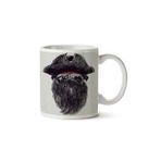 İki Tarafı Baskılı Capt. Blackbone The Pugrate Kupa