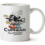 Iki Tarafı Baskılı Cuphead - Don't Dealwith The Devil Kupa Bardak