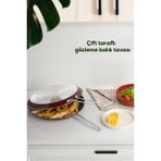 Iki Taraflı Balık ve Menemen Için 32 cm Çok Amaçlı Tava - Seçenek 1 - Antrasit