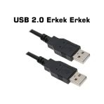 Iki Ucu Erkek Laptop Soğutucu Usb To Usb Kablo 0.50 CM