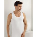 İki Yıldız Erkek 6'Lı Paket %100 Pamuk Atlet - 3XL - Beyaz