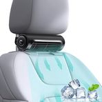 iKiKin Yeni araba USB Fan Portable Car Seat Fan, Güçlü Rüzgar ve geniş Ağ Tasarımı 3 Düzenlenebilir Rüzgar Hızları Aracı Ateş Aracı Çeşitli Araç, Kamyon, Van, SUV (Cool Black)