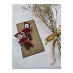 ikili ayıcık amigurumi toka