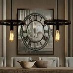 İKİLİ MASA ÜSTÜ METAL SARKIT RUSTİK VİNTAHE AVİZE TABAN 60X5 CM MYL002656