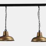 ikili masa üsüt metal rustik retro vintage avize 100cm kasa MYL003490