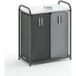 Ikili Renkli ve Beyazlar Için Çamaşır Sepeti Banyo Dolabı Kirli Sepetli Banyo Düzenleyici Çamaşırlık - 76X60 cm