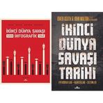 İkinci Dünya Savaşı - İnfografik (Ciltli) İkinci Dünya Savaşı Tarihi: Fotoğraflar Haritalar Çizimler -2 Kitap Set