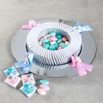 İkiz Bebek (Tepsi) Çikolatası (70 Madlen Çikolata + Draje + Dekor)