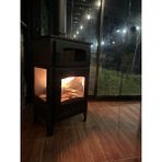 İkiz Soba Odun ve Pelet Şömine Sobası, Geniş Camlı Soba - 8 Kw, Fırınlı, Ayarlanabilir Isı Teknolojisi -SM26