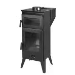 İKİZSOBA Geniş Camlı Pelet Şömine Sobası - 6 kW, Fırınlı, Ayarlanabilir Isı Teknolojisi
