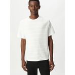 İkks Ikks Beyaz Erkek Regular Fit Çizgili T-Shirt M210063 - Kırık Beyaz - XL