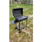 İklim 40x50x75 Barbekü Mangal Oluklu Izgara Kapaklı Varil Mangal Barbekü
