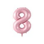 ikm balon Folyo Balon 8 Rakamı Helyum Balon 76 Cm Pembe Renk - 8 Yaş Balonu -doğum Günü Parti Seti Malzemeleri