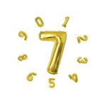 İkm Group Rakam Folyo Balon Gold Sayı Balonlar 50022024