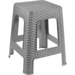 Ikon 4 Adet Rattan Büyük Tabure - Plastik Tabure - Tabure