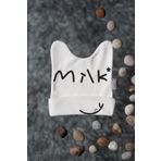 ikon bebek Milk Yazılı Penye Bere