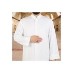 İkranur Mecelle Namaz ve İmam Cübbesi Uzun Beyaz Enderun Model