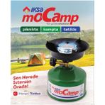 Iksa Mocamp Portatif Çakmak Gazlı Kullanım Pratik Kamp Ocağı Yeni Model Yeni Renkler - 12x15 cm - Yeşil