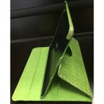 İksir Apple iPad 2 Hücre Desenli 360° Dönebilen Lüx Tablet Kılıfı - Fıstık Yeşili