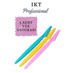 IKT TAYEM Nanopro Professional 3 Adet Yüz Jileti Kaş Usturası