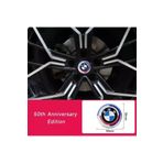 İKTUNING Bmw 50. Yıl Yeni Nesil 56 Mm Jant Göbek Damla Stıcker (4 ADET)