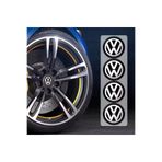 İKTUNING VOLKSWAGEN 56 MM ALÜMİNYUM MALZEME 4 ADET JANT GÖBEK STICKER