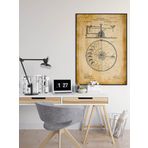 İlaç Tartı Patent Vintage Posteri 60x90cm.
