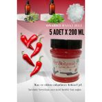İlaçsan Group 5 Adet Meksika Biberli Capsicumlu Kas ve Eklemler Gibi Tüm Vücut Ağrılarında Etkili Jel 200 ml x 5 Adet Yüze Sürülmez Yakıcıdır Bitkisel - 5 x 200 ML