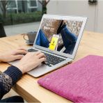 İlanib Ticaret Baseus Macbook Pro 15 Inch Universal Laptop Kılıf ÇANTASI-1852 - 003-Lacivert