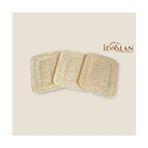 ilaslan international Doğal Kabak Lifi Sabun Altlığı 3 Adet 10X8CM Sarı Renkli Malzeme ile Özel Tasarım