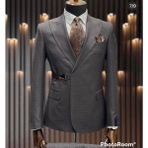 İlayda Emir Kırlangıç Yaka, Premıum Kemerli, Slim Fit, 6 Drop, Erkek Takım Elbise, Kahverengi - 0-Kahverengi - 48