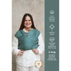 ilays beauty Premium Pamuklu Esnek Wrap Sling Yeni Nefti Yeşili (ÖZEL ÜRETİM KUMAŞ)