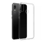 ile uyumlu Şeffaf Clear Silikon Yüksek Kalite Darbeye Dayanıklı Şık Telefon Kılıfı (Huawei P20 Lite)