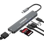 ile Uyumlu Usb-C Hub Çoklayıcı Hdmı/sd Card/micro Sd/usb 2.0/usb 3.0/usb-C/pd 100WATT / Bağlantı Port USB Çoklayıcı (7-In -1 Multi Hub Hdmı)