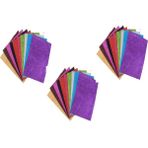 İleri Grup 3 Paket Renkli Simli Eva , 20X30 cm 10 Renk Karışık - Anaokulu, Kreş, Okul Öncesi Etkinlik