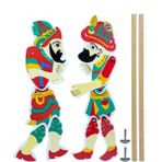 İleri Grup Hacivat ve Karagöz Gölge Oyun Seti - Karagöz Hacıvat Kukla Oyunu Oyun Seti