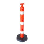 İleri Trafik 110 x 1200 mm Kauçuk Ağırlıklı Plastik Yol Dikmesi