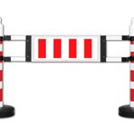 İleri Trafik 1800x1200 mm Dubalı Uyarı Levhalı Bariyer