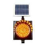 İleri Trafik 200 mm Ledli Güneş Enerjili Flaşör, Solar Çakar Lamba