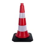 İleri Trafik Kauçuk Tabanlı 50 cm Trafik ve Reklam Konisi