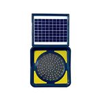 İleri Trafik Solar Ledli Flaşör, Solar Çakar Lamba (Sarı)
