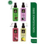ILGAZ Çam & Lavanta & Japon Kiraz Çiçeği & Limon Kolonyası 150 ml - Elegance Series 4'lü Kolonya Seti