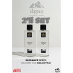 ILGAZ Çankırı Tuz Kolonyası 2'li Set 80 Derece 400 ml | Elegance Series