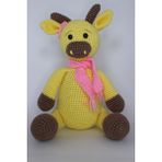 Ilgaz Shop Design Sarı Organik Inek Amigurumi Organik Oyuncak - Uyku Arkadaşı