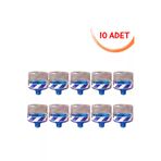 İlgi Trafik 11821 FL M-10 ADET Yol İkaz Lambaları Güneş Enerjili Flaşör Yol Flaşörü Ledli Solar Uyarıcı Mavi Evelux 11821 Fl M (10